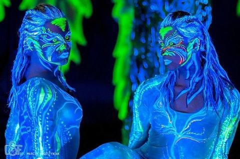 bezpieczne, hipoalergiczne farby do twarzy i ciała, zmywalne - pełna rozdzielczość