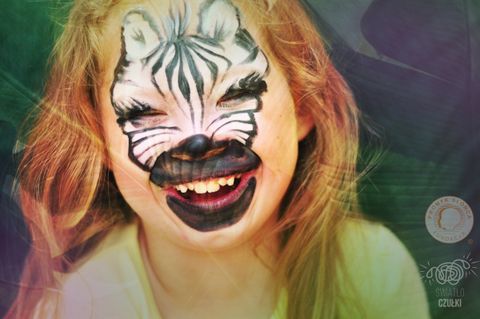 bezpieczne, hipoalergiczne farby do twarzy i ciała, zmywalne - pełna rozdzielczość